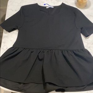 Selling a blank peplum shirt